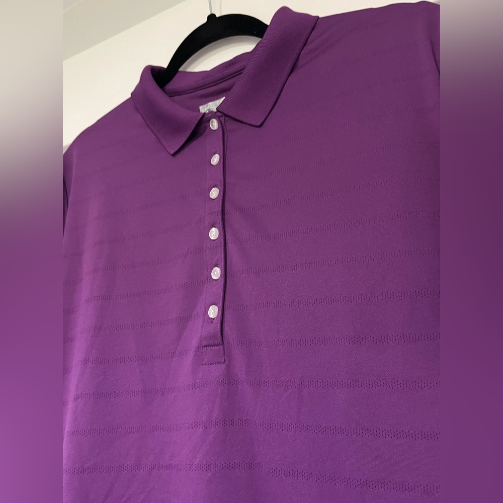 Callaway Purple Women's Golf Polo. Size XXL. - Picture 3 of 4